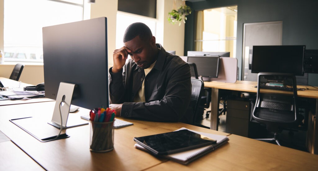 If you have are usually able to sit down and work for hours at a time, but find yourself easily distracted or experiencing brain fog, then this could be a tell-tale sign you need a break.