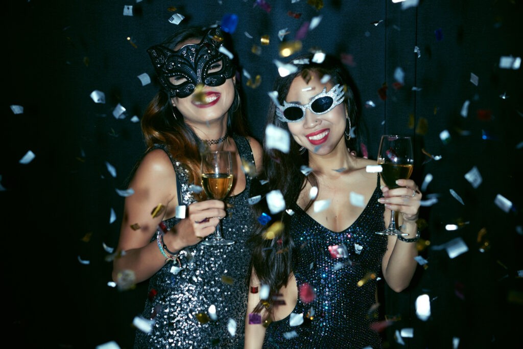 You can include activities such as a costume contest, dance battle, and mask decorating station during your masquerade ball.  