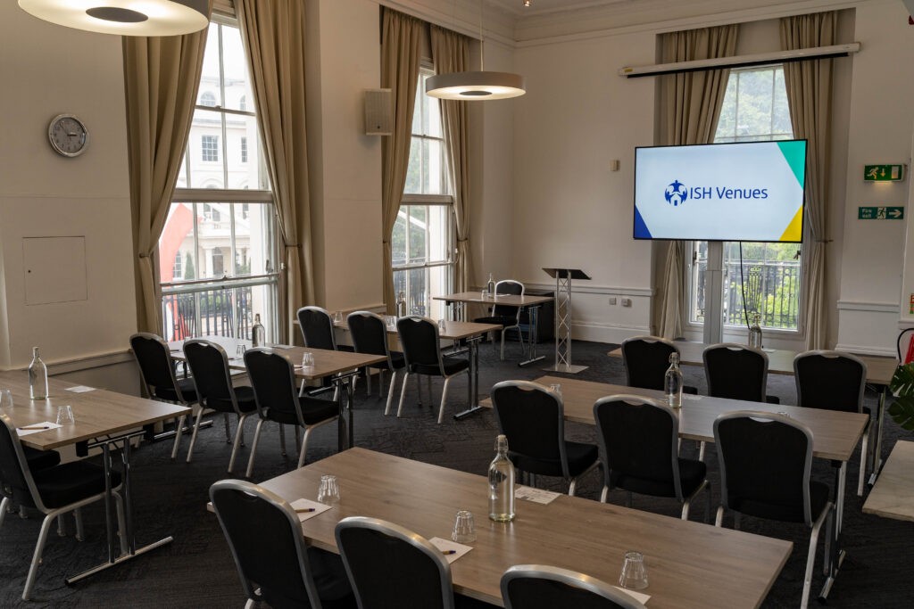 ISH Venues Clubroom Classroom Setup